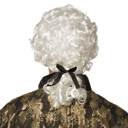 Biela baroková parochňa pre mužov